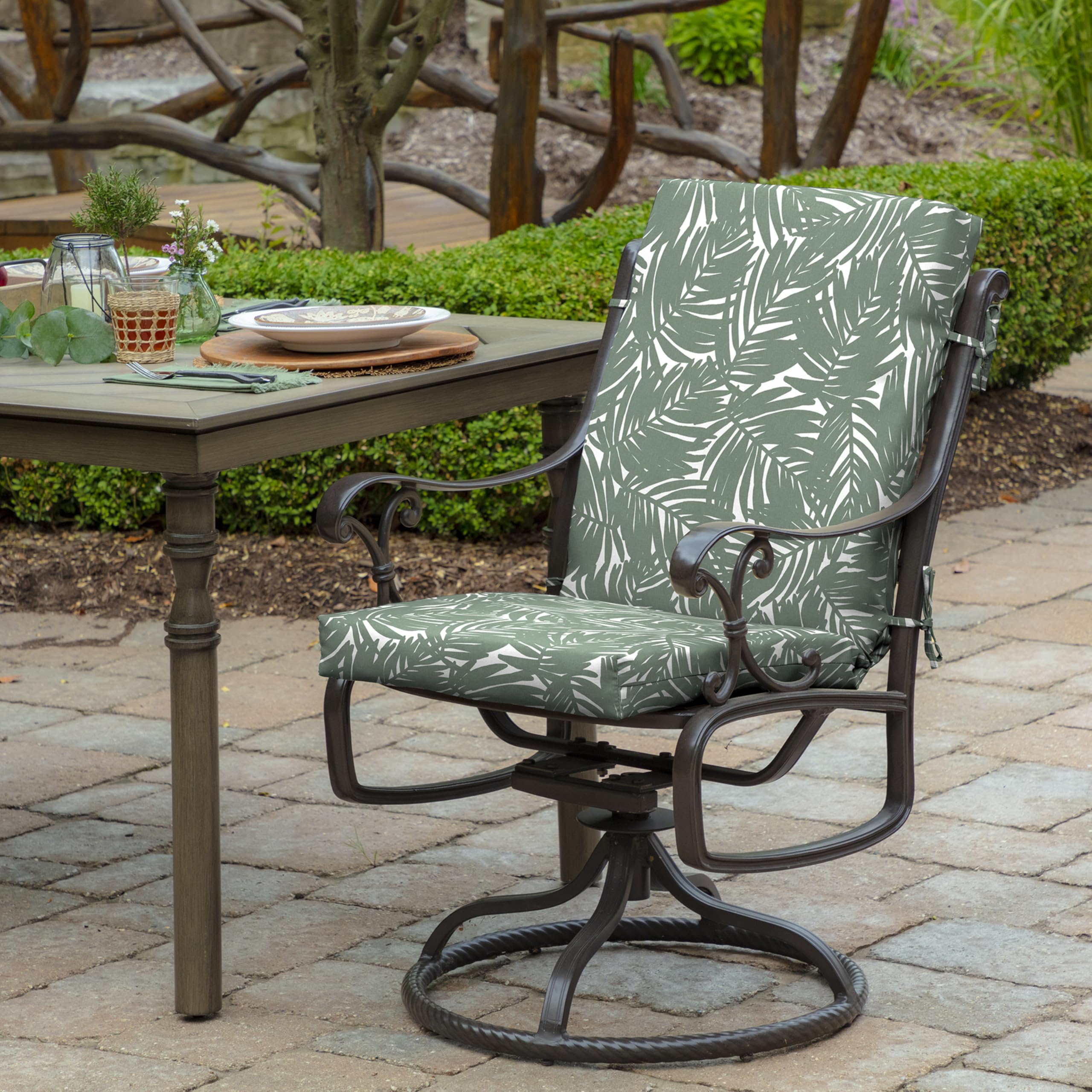 Arden Selections close-up of polyester fabric texture showing durability and fade resistance benefit