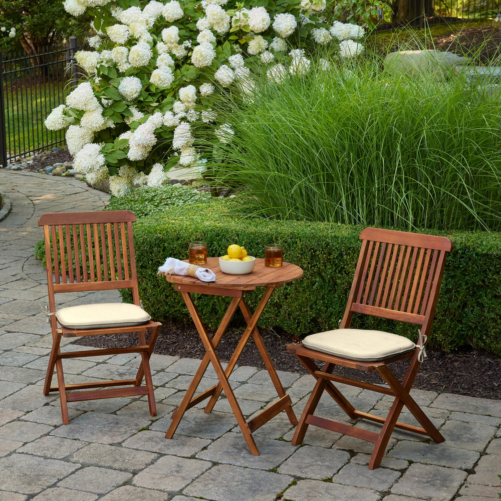 Arden Selections close-up of polyester fabric texture, durable and weather-ready finish