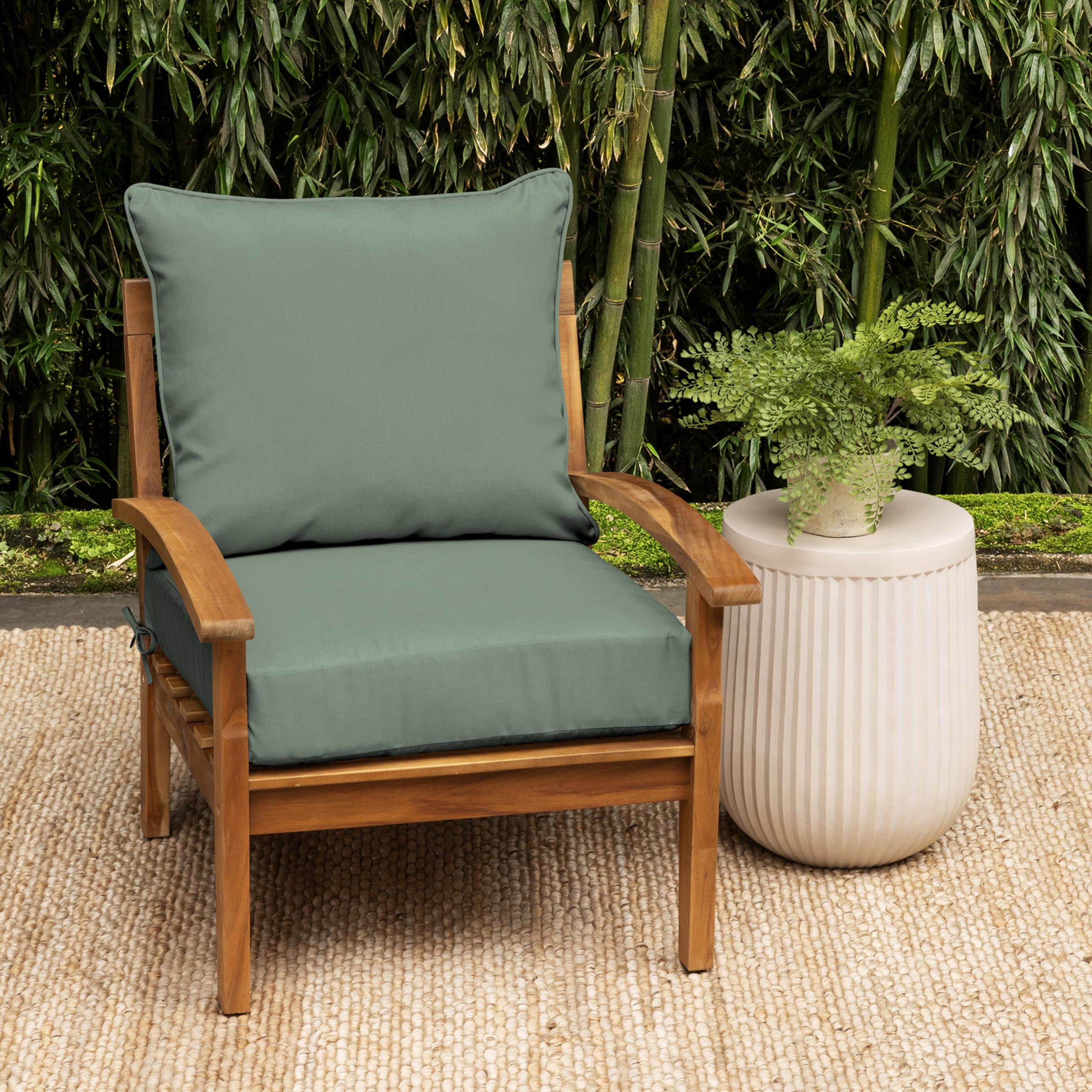 Arden Selections close-up of earthFIBER texture highlighting soft durable weave