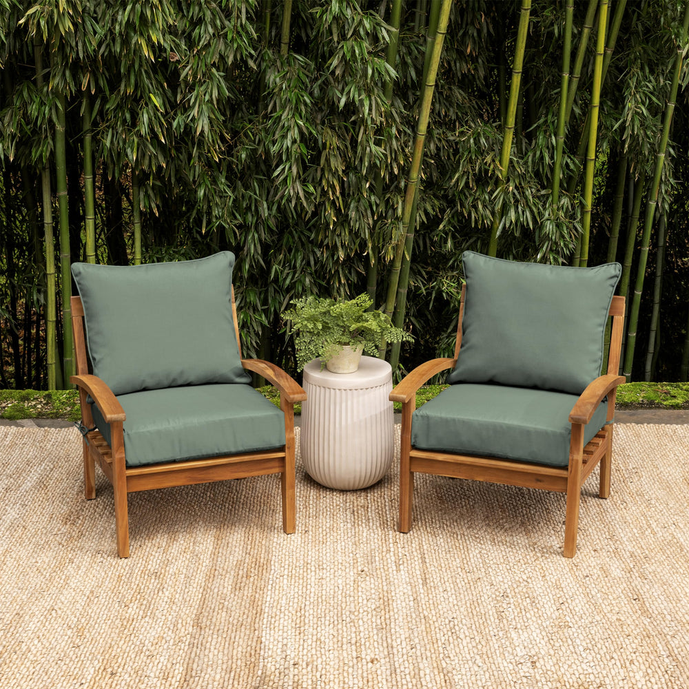 Arden Selections dual tie detail securing cushions and preventing shifting