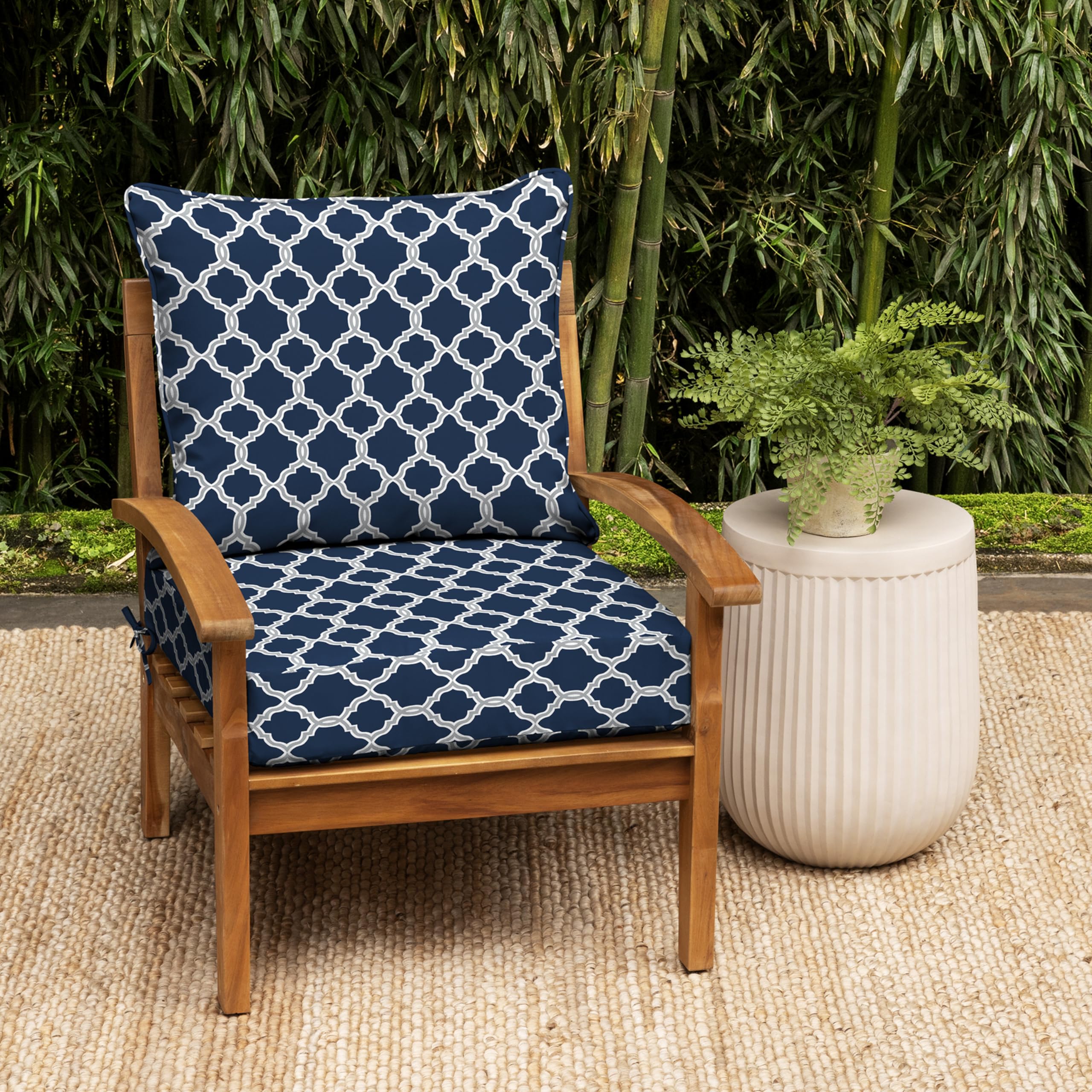 Arden Selections close-up earthFIBER texture showing durable soft fabric