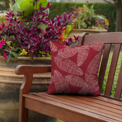 Arden Selections close-up of printed polyester fabric showing texture and fade-resistant color