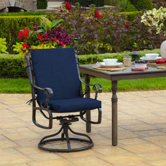 Arden Selections close-up of outdoor polyester fabric texture, highlights durability and fade resistance