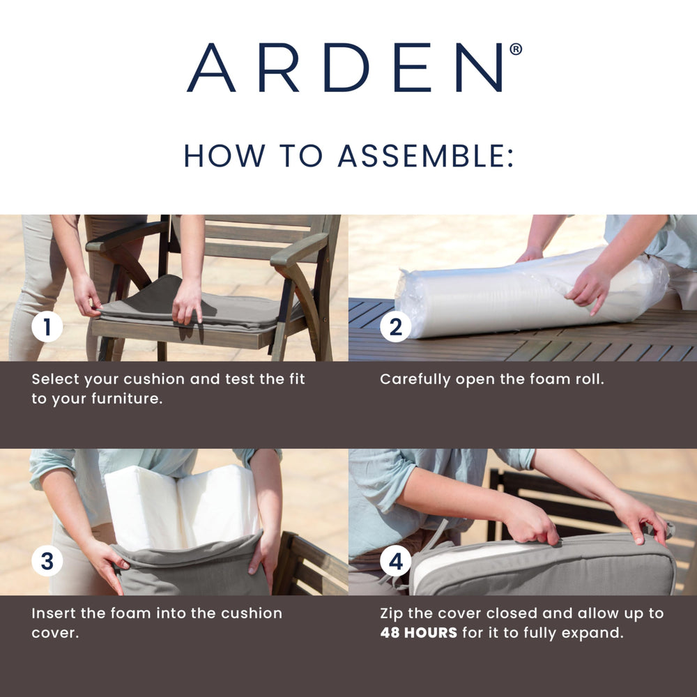 Arden Selections foam core detail demonstrating supportive, long-lasting ProFoam