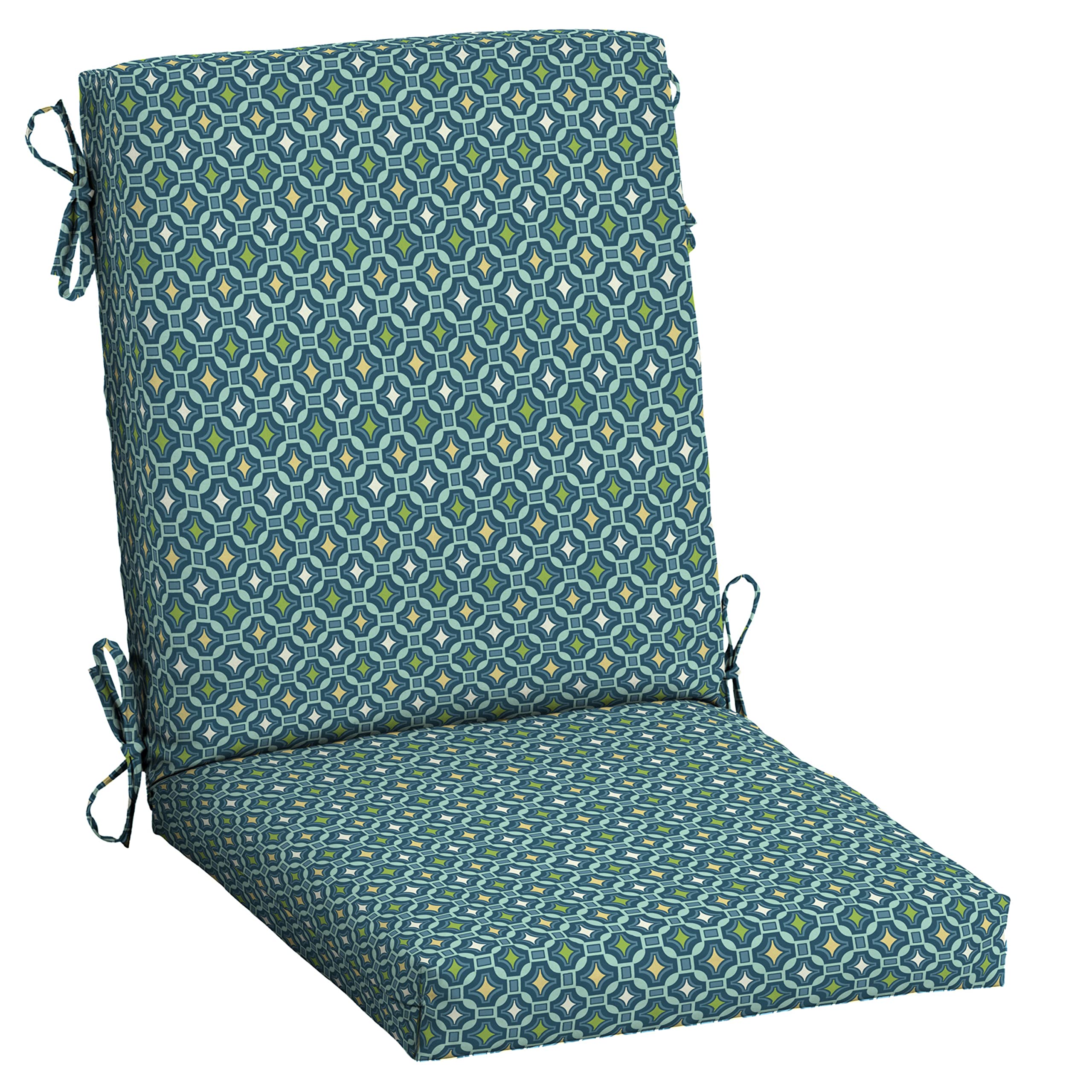 Arden Selections front view of Alana Tile cushion set showing pattern and fit benefits
