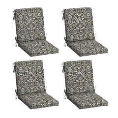 Arden Selections front view showing black damask cushions and benefit of coordinated style