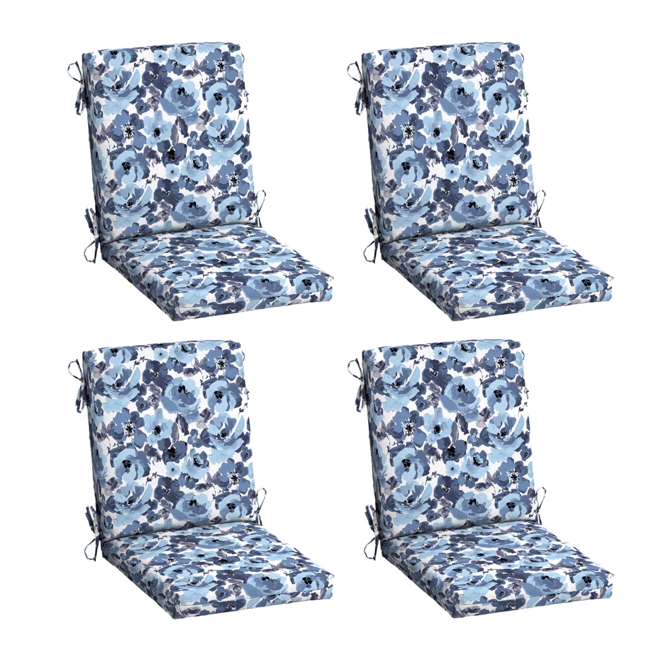 Arden Selections front view shows floral cushions enhancing chairs and comfort