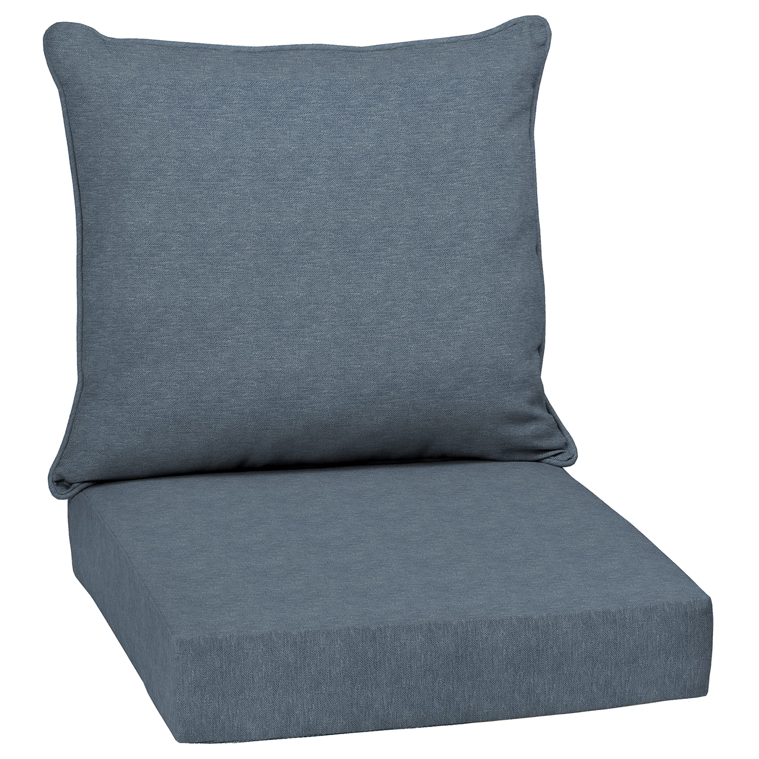 Arden Selections front view showing denim Alair cushions and neat fit