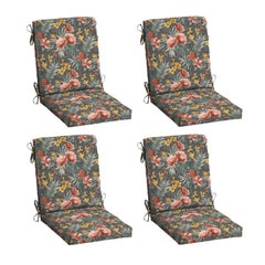 Arden Selections front view of four Phoebe Grey Floral cushions showing pattern and set benefit