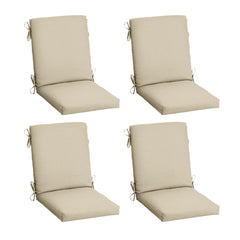 Arden Selections front view of four tan cushions showing package set and color
