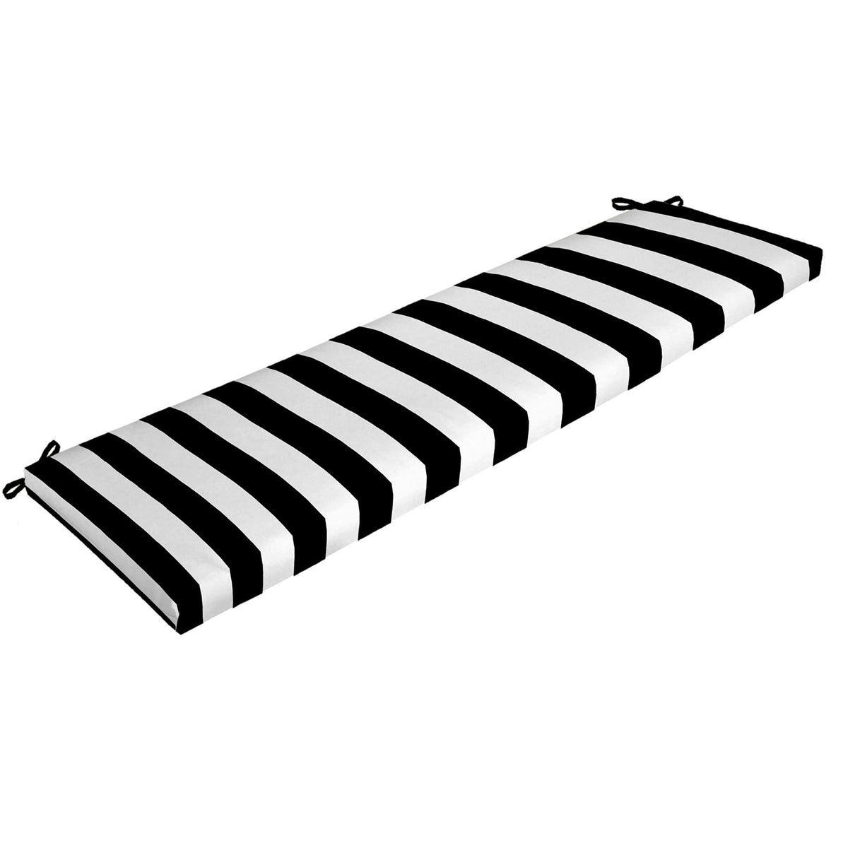 Arden Selections front view shows black cabana stripe and neat edges for curb appeal