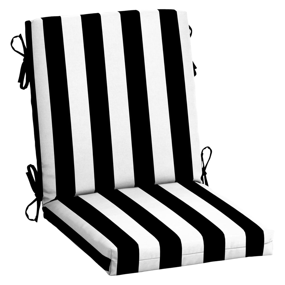 Arden Selections front view showing black cabana stripe and full coverage benefit