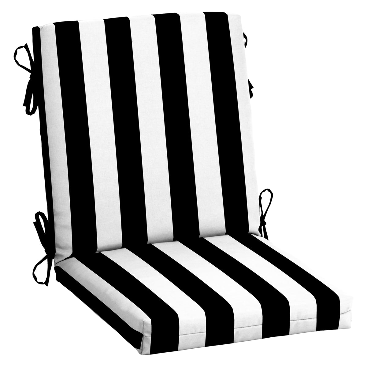 Arden Selections front view showing black cabana stripe and full coverage benefit