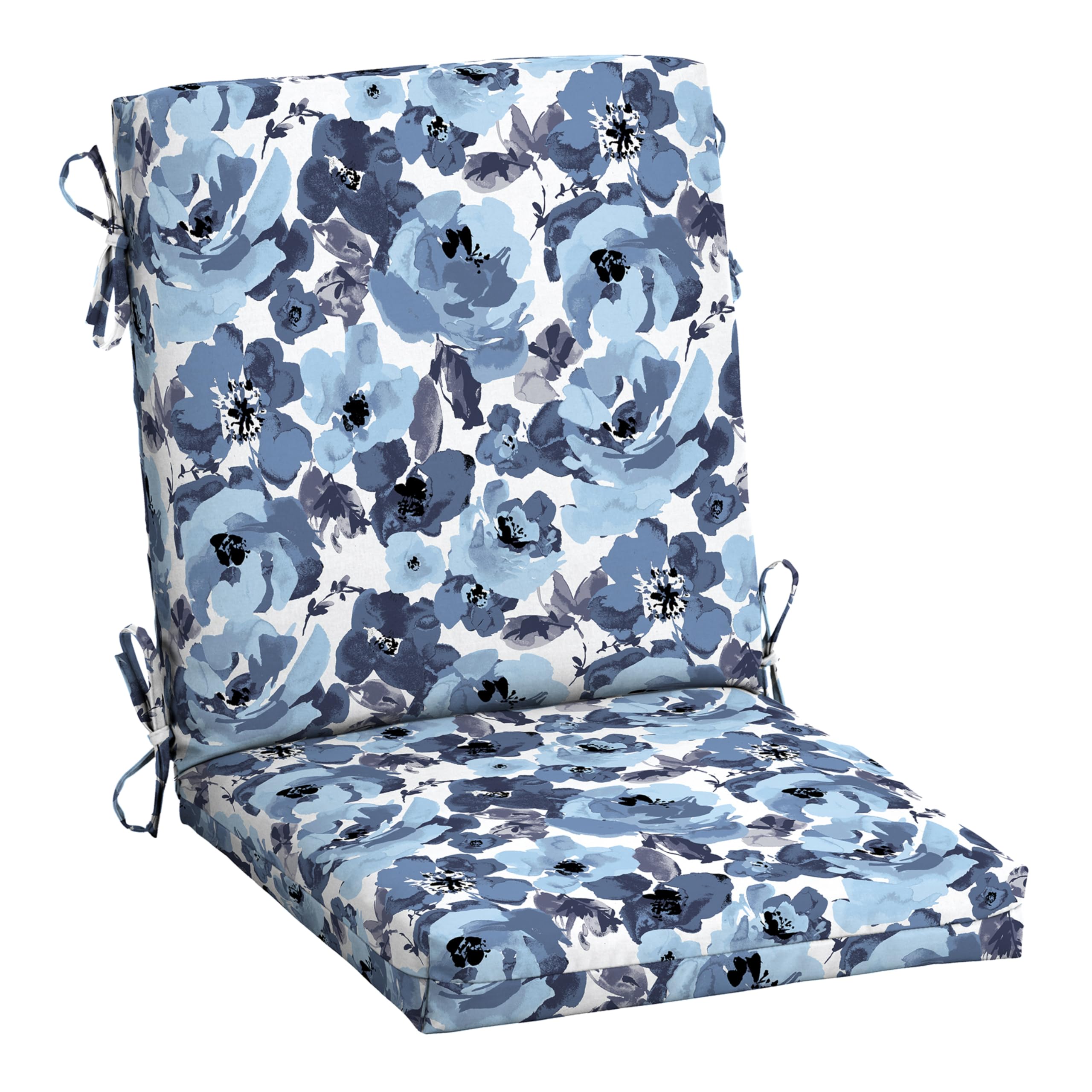 Arden Selections front view of cushion showing floral pattern and full coverage