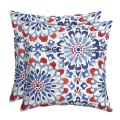 Arden Selections front view Clark Blue pillows showing color and style benefit