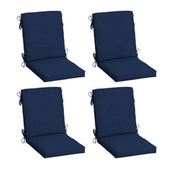 Arden Selections front view of sapphire blue cushion set, shows coordinated look and comfort
