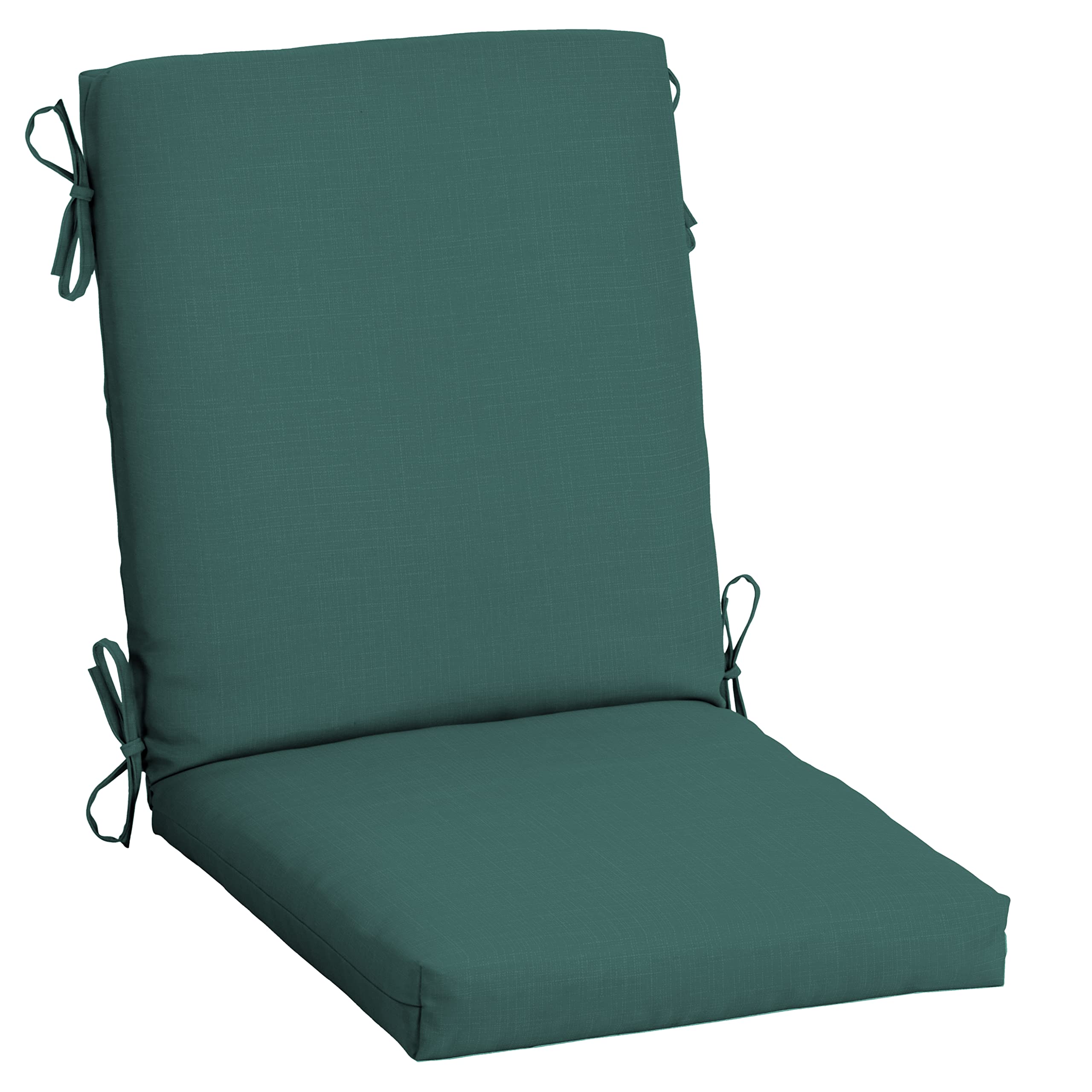 Arden Selections front view peacock cushion shows color and full fit benefit