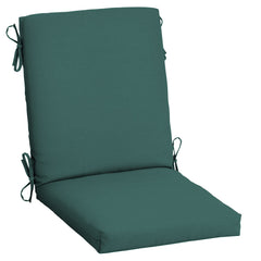 Arden Selections front view peacock cushion shows color and full fit benefit