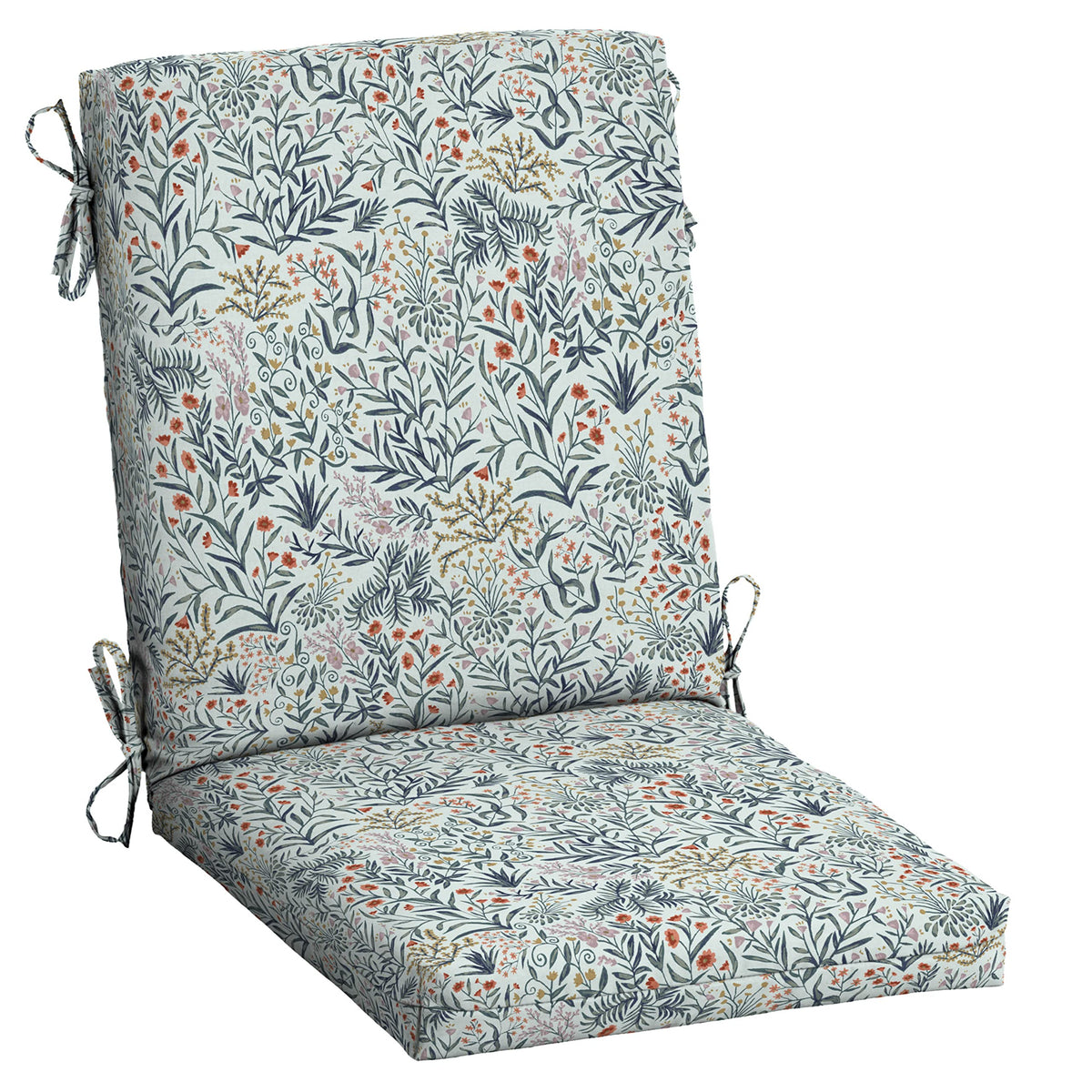 Arden Selections front view showing pistachio botanical cushion for stylish outdoor comfort