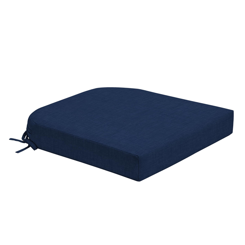 Arden Selections front view sapphire blue cushion showing color and shape benefit