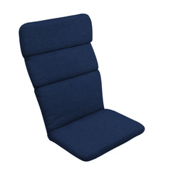 Arden Selections front view showing sapphire blue cushion and neat stitching, adds instant patio comfort