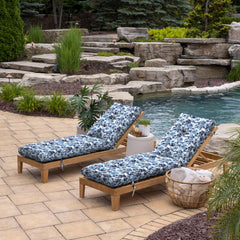 Arden Selections cushion on patio chaise showing weather-ready comfort