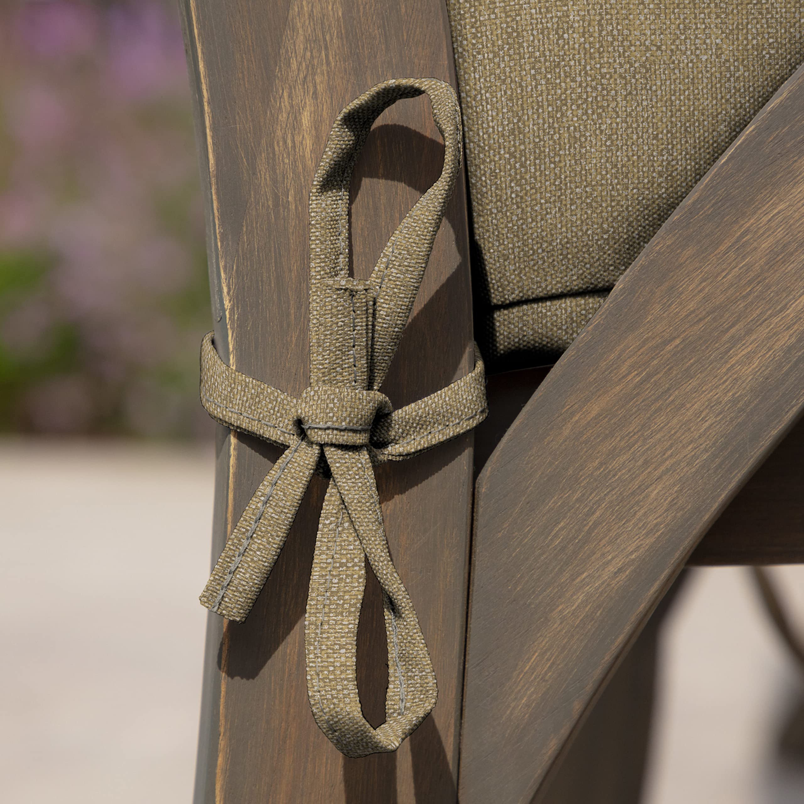 Arden Selections label close-up with dimensions and warranty details visible