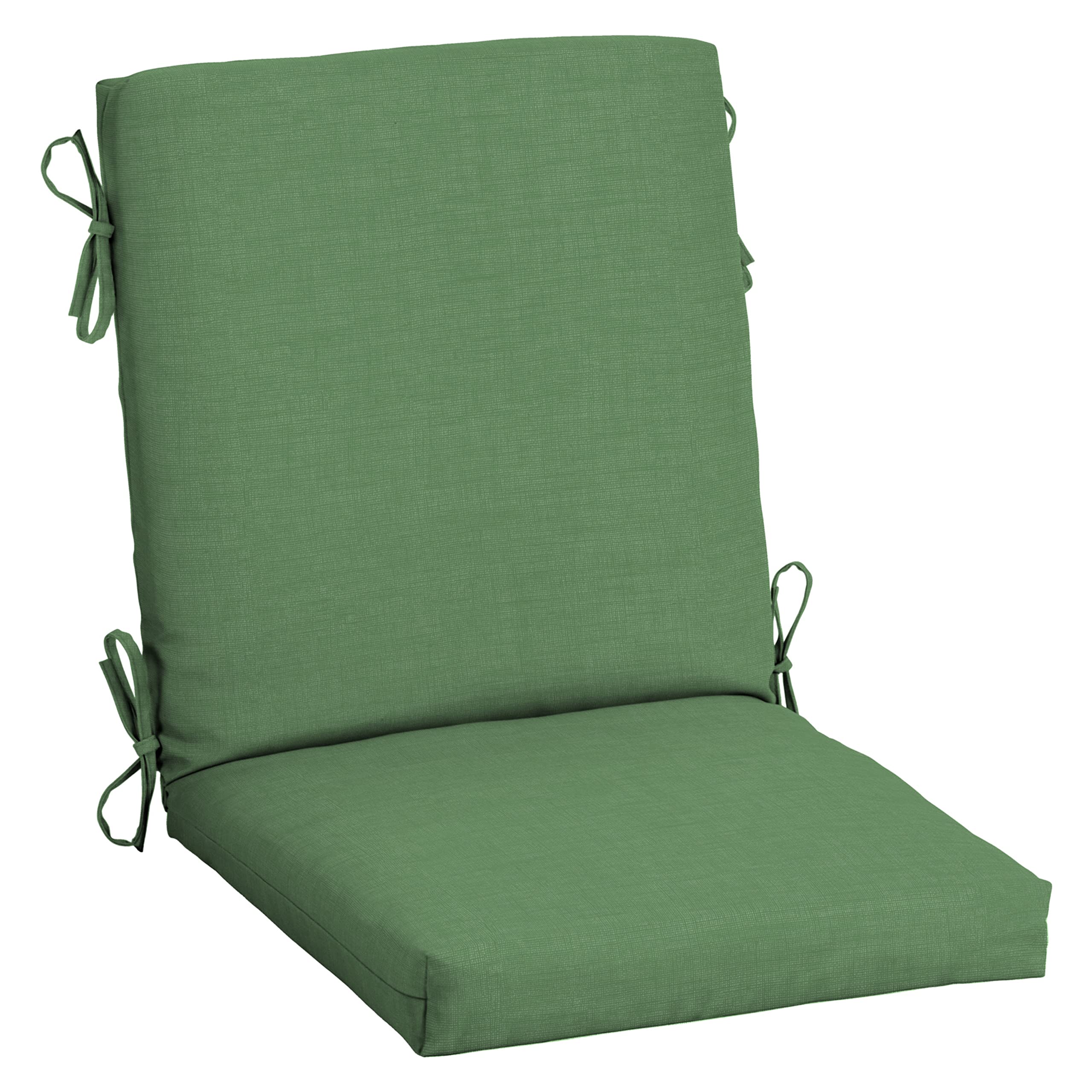 Arden Selections front view of moss green midback cushion showing tidy styling and comfort
