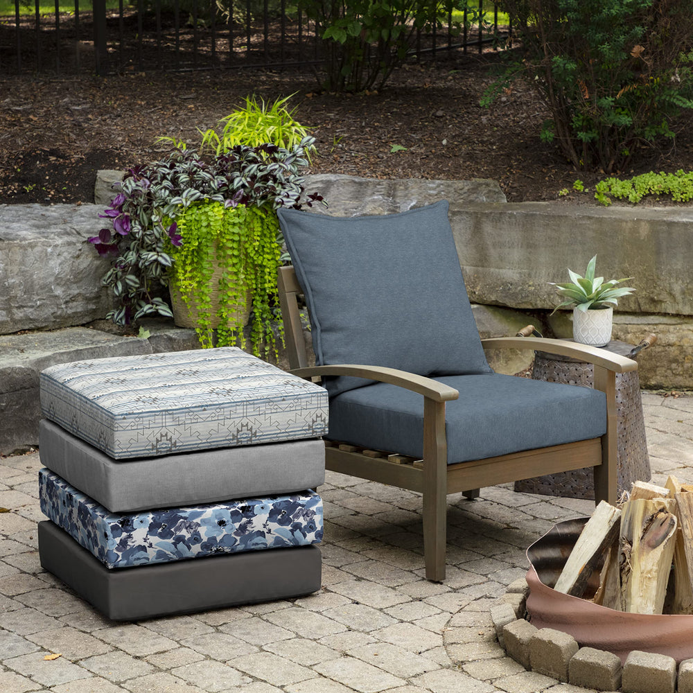 Arden Selections cushions styled on outdoor dining set for relaxed gatherings