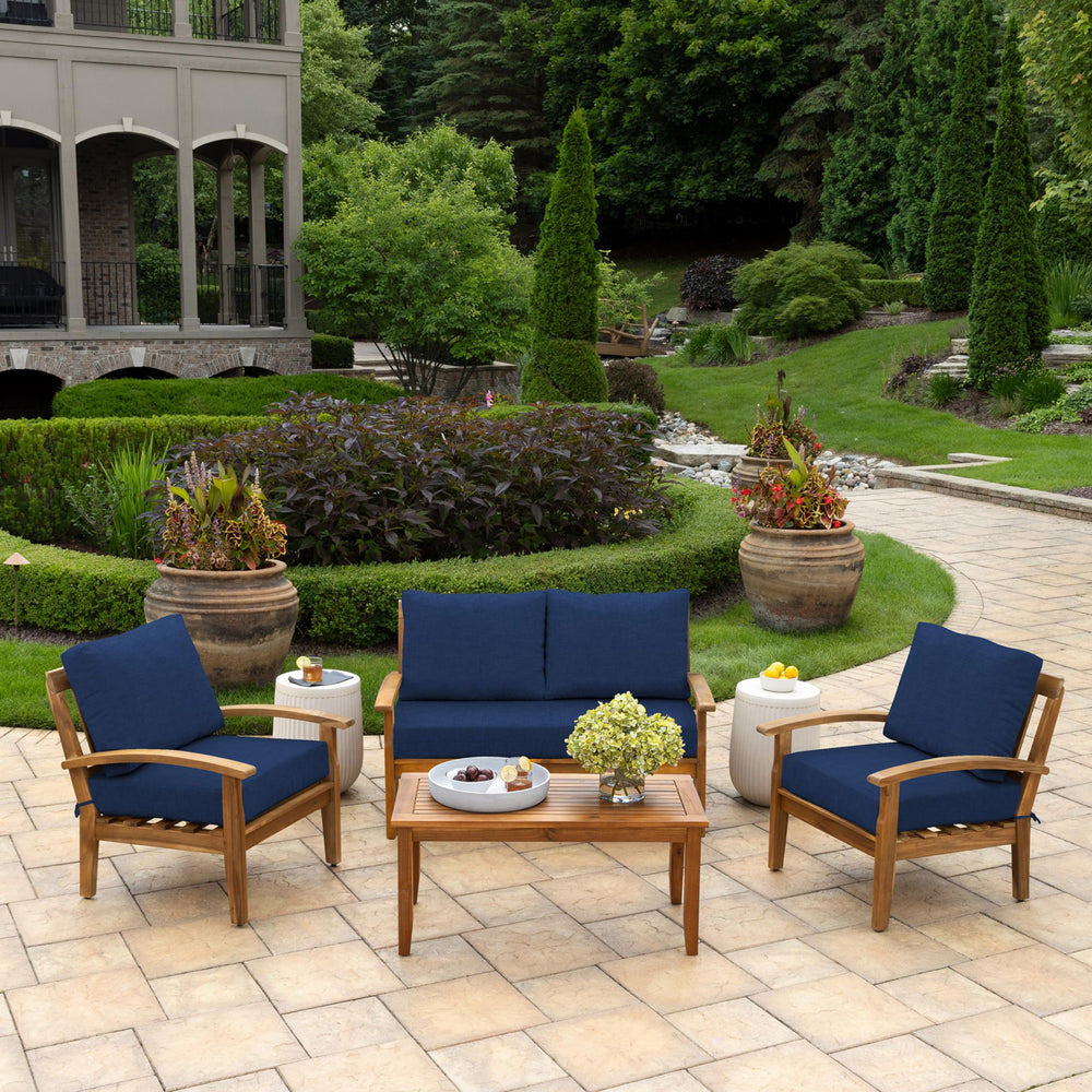 Arden Selections bottom cushion edge stitching demonstrating durable construction