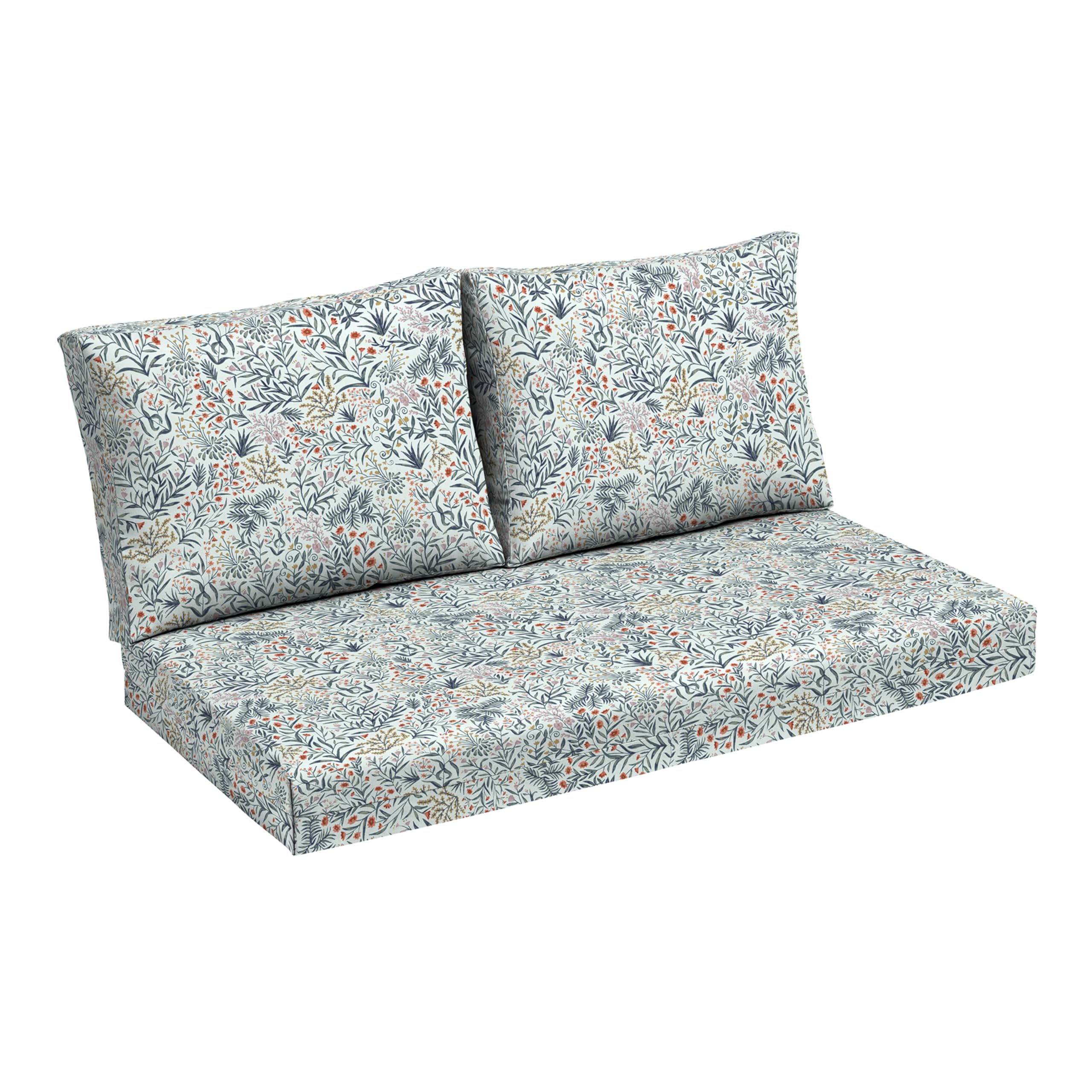 Arden Selections front view of loveseat set showing fit and style benefit