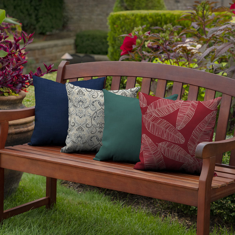 Arden Selections pillow on patio sofa illustrating comfortable outdoor seating and style upgrade