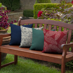 Arden Selections pillow on patio sofa illustrating comfortable outdoor seating and style upgrade