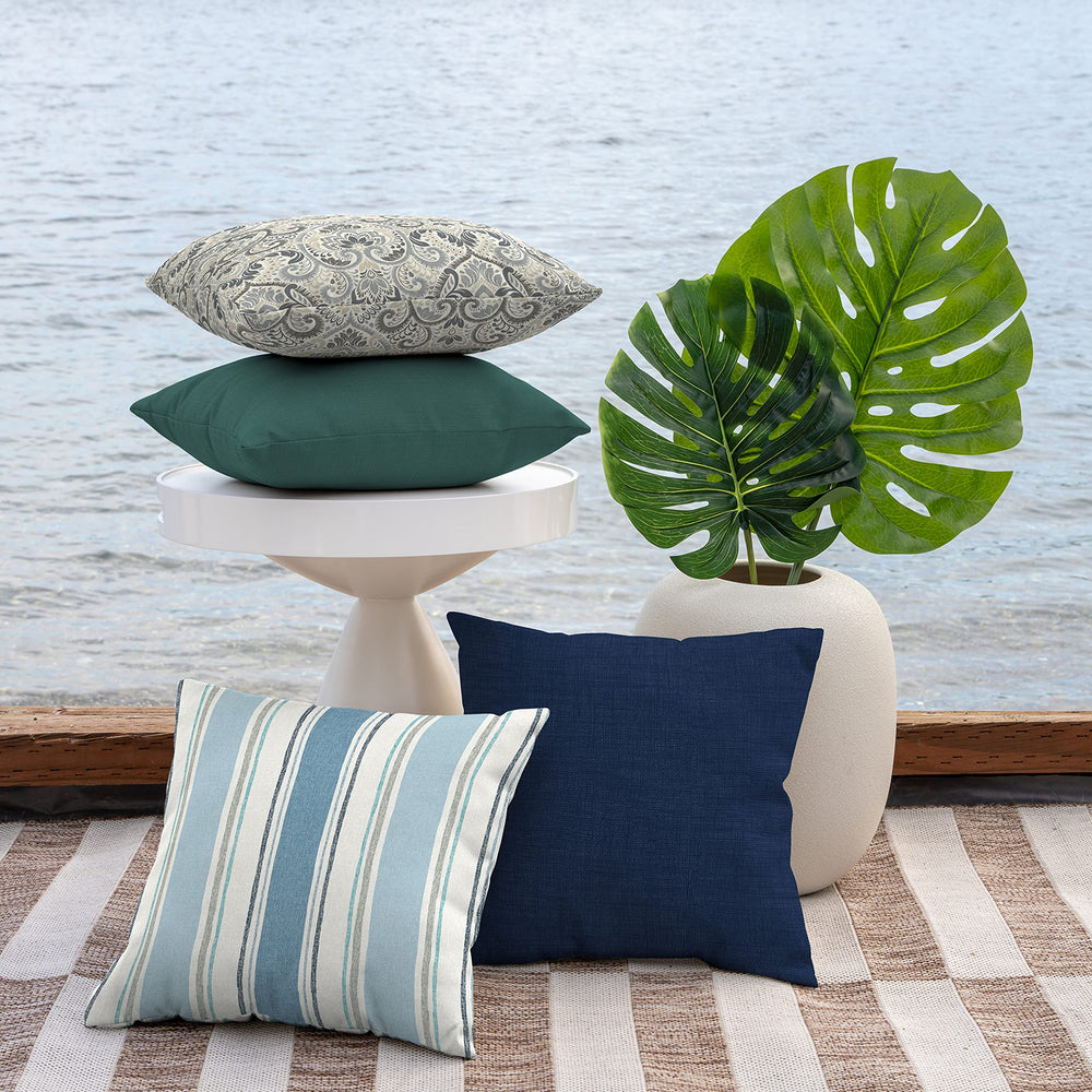 Arden Selections side profile showing 5 inch depth and plush recycled polyfill support