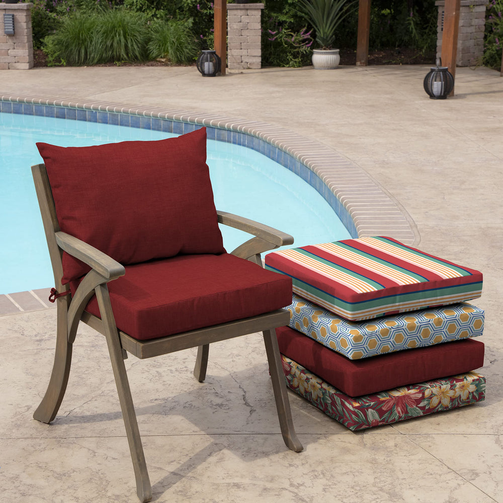 Arden Selections two-piece set showing back pillow and seat, coordinated look