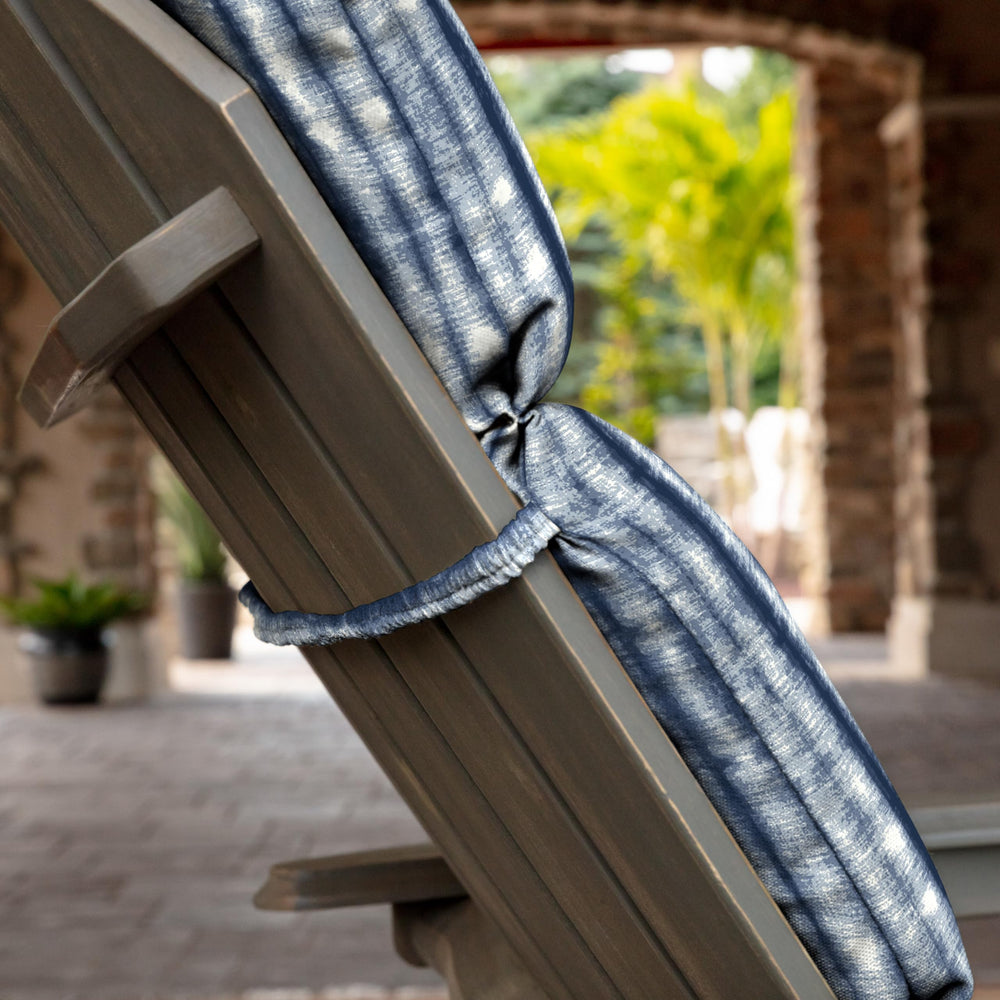 Arden Selections cushion beside ruler indicating 20x17 inch seat size