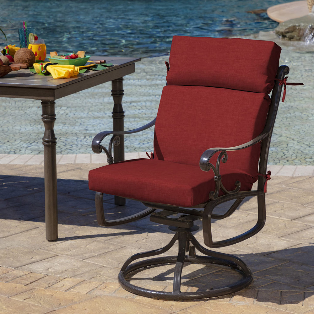 Arden Selections seat and back pads displayed to show two-piece fit benefits