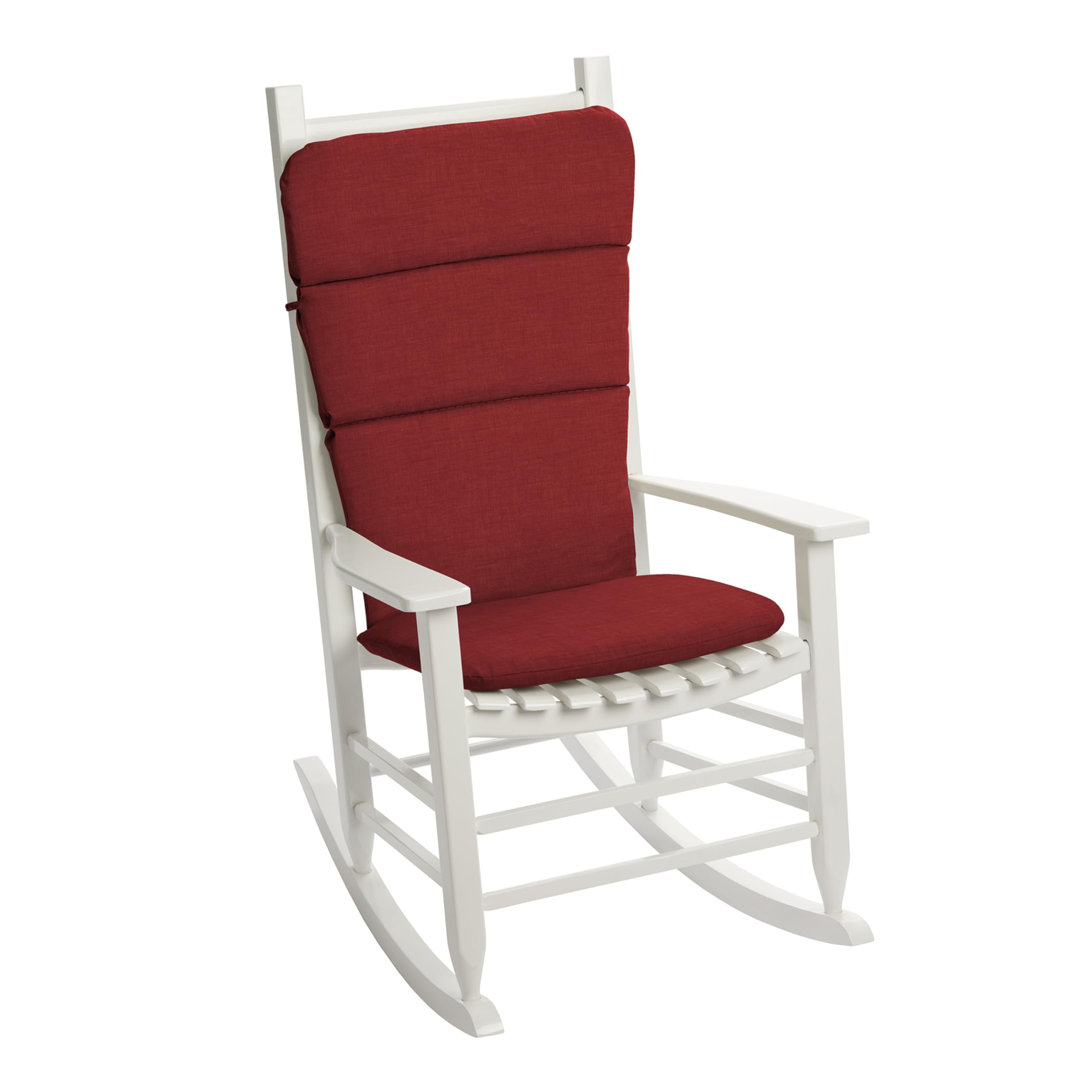 Arden Selections side profile on Adirondack chair demonstrates secure fit and comfort