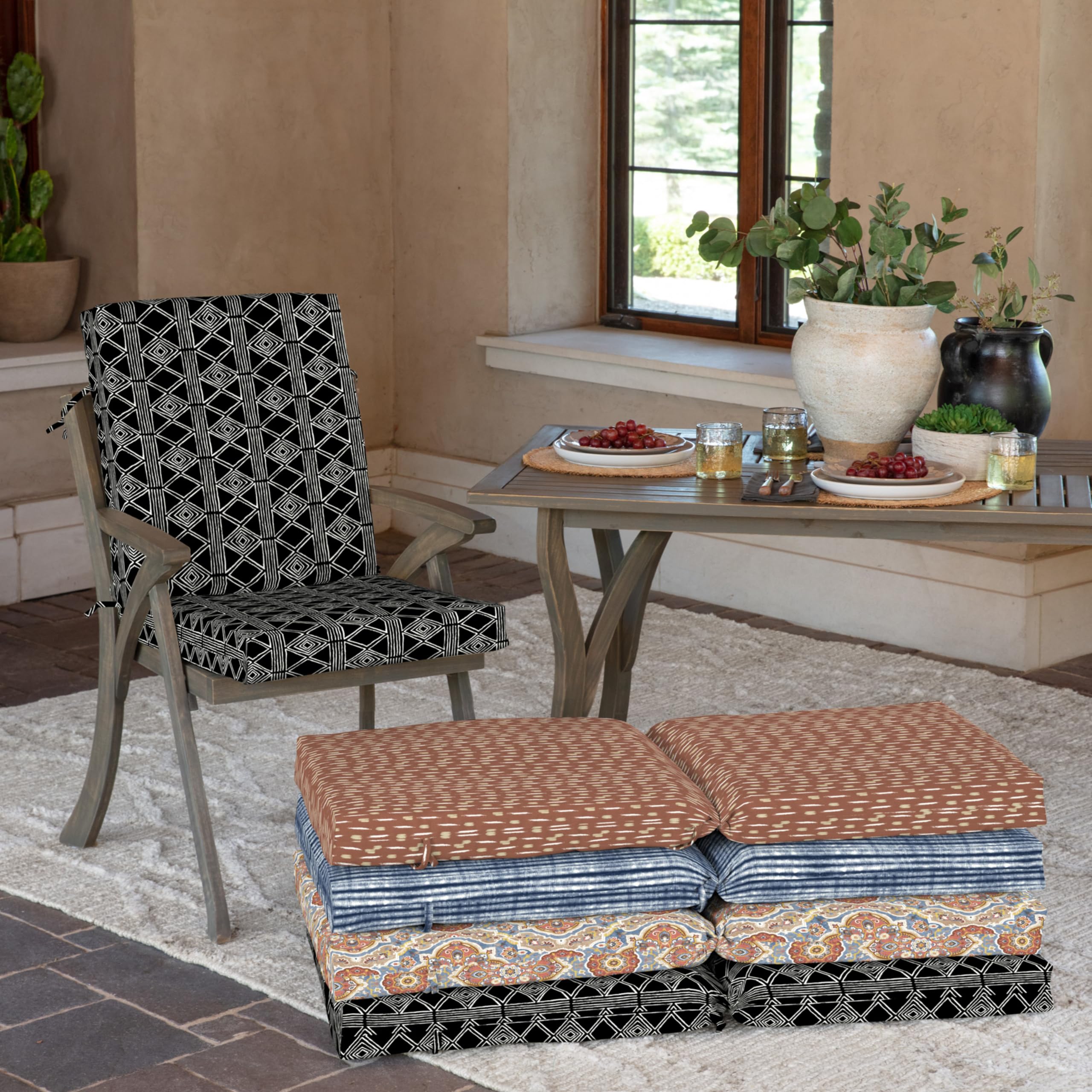 Arden Selections side profile displays 3.5-inch thickness for supportive seating benefit