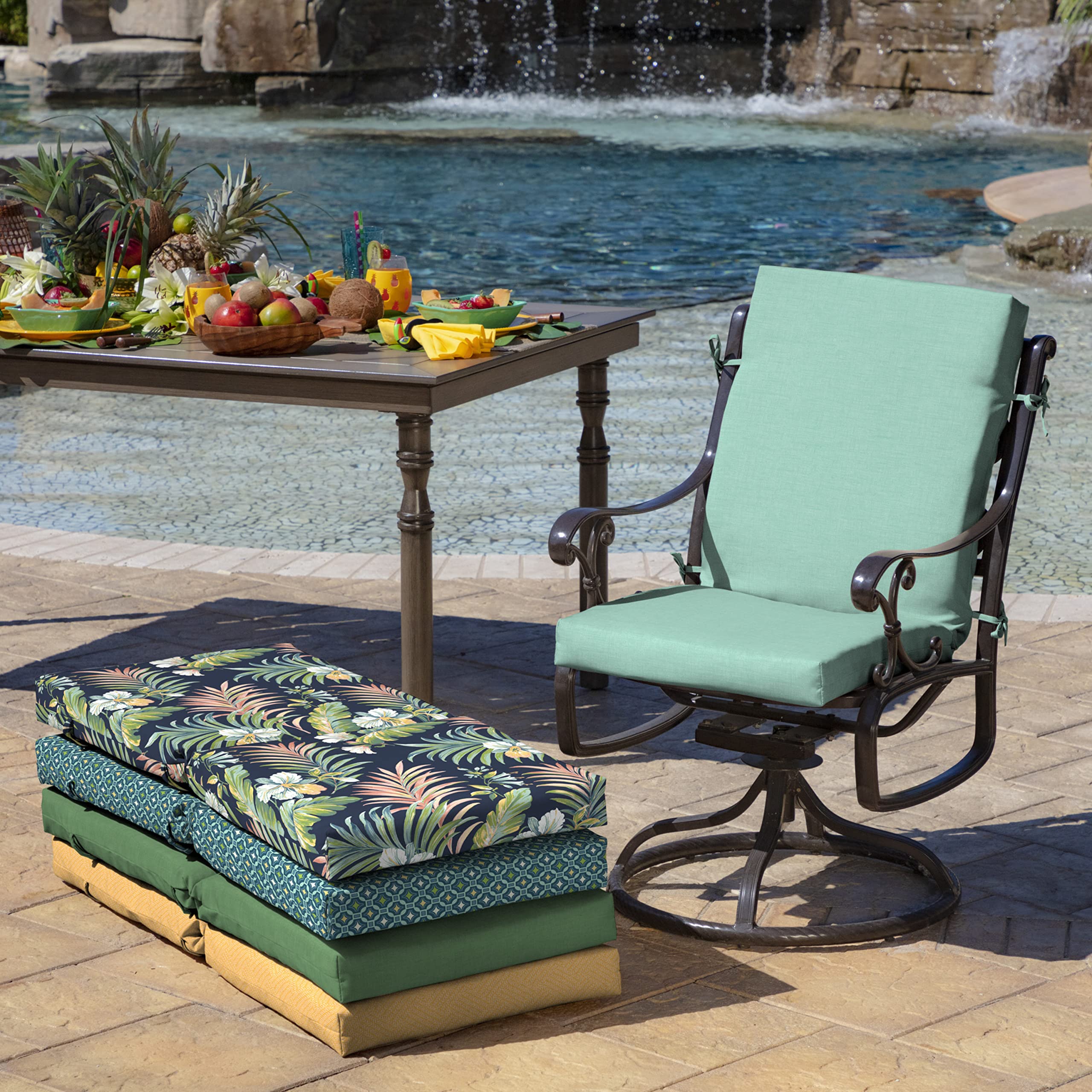 Arden Selections side profile showing 3.5-inch thickness for supportive seating benefit