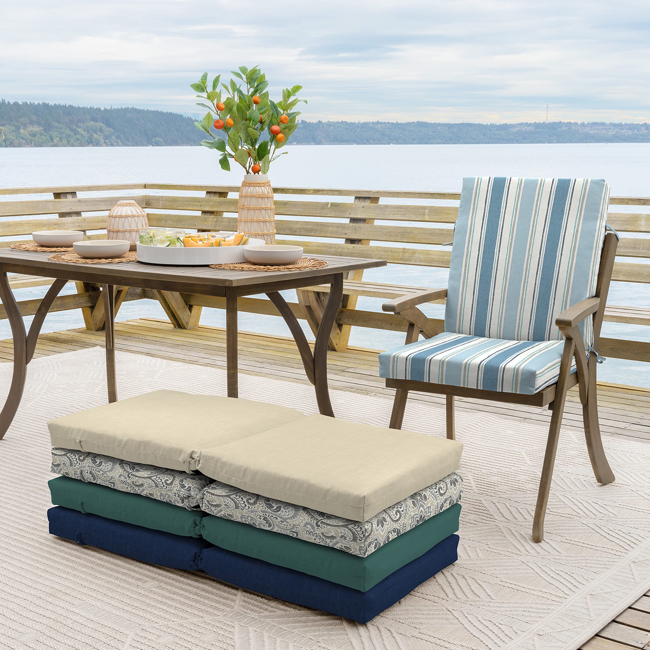 Arden Selections side profile showing 3.5-inch thickness for plush support