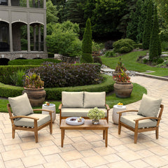 Arden Selections two back pillows arranged on loveseat showing coordinated look and comfort benefit