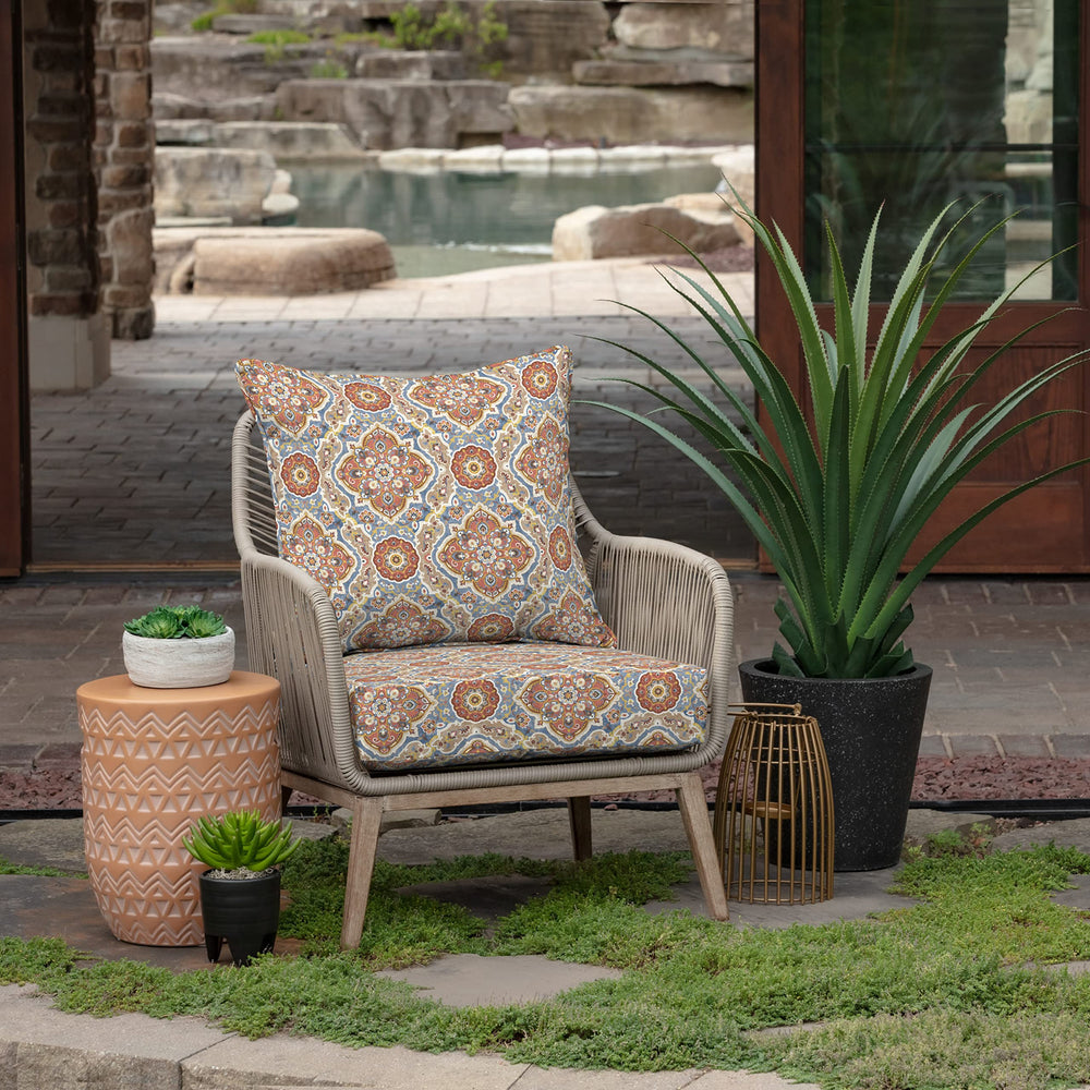 Arden Selections close-up of polyester fabric weave showing durable outdoor texture
