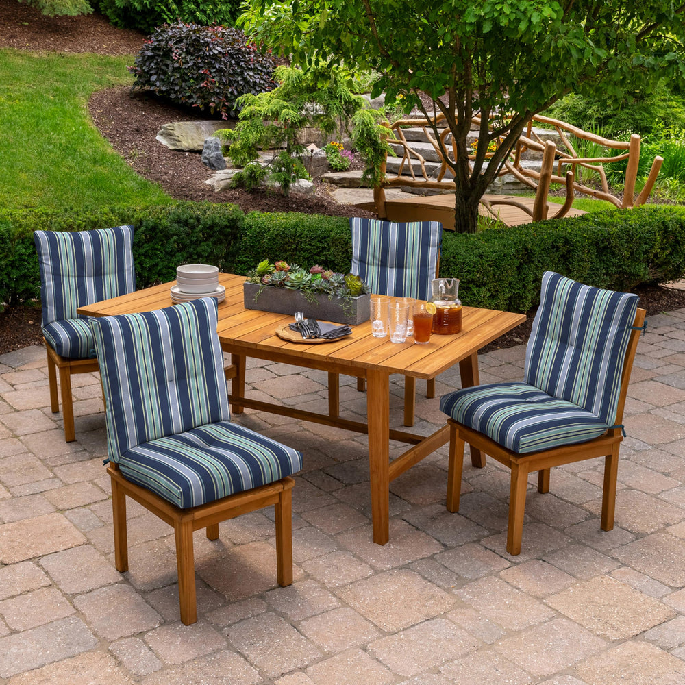 Arden Selections ties and attachment detail demonstrating secure fit on chair