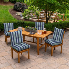 Arden Selections ties and attachment detail demonstrating secure fit on chair
