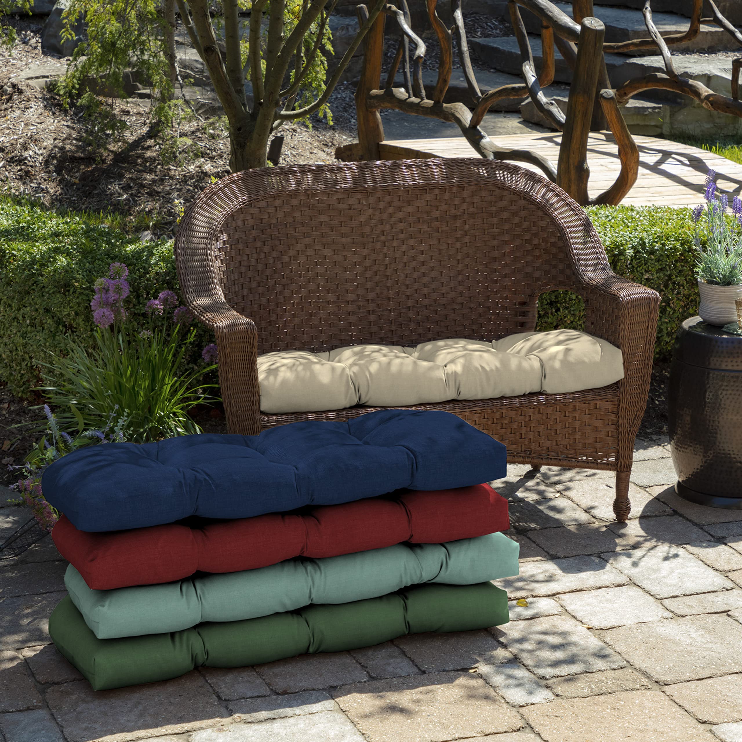 Arden Selections fabric texture close-up illustrating UV-resistant polyester finish