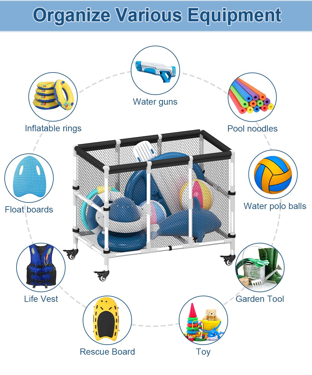 Ardier lifestyle backyard poolside cart improving outdoor organization