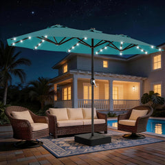 AreShark close-up of rib with solar LEDs highlighting integrated lighting for evening ambiance