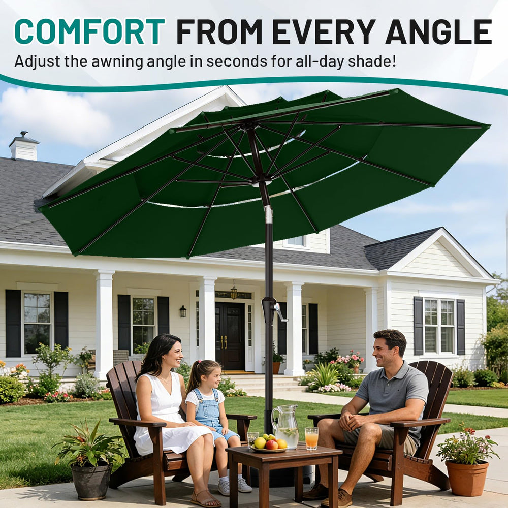 AreShark tilted side angle blocking low sun for versatile sun protection