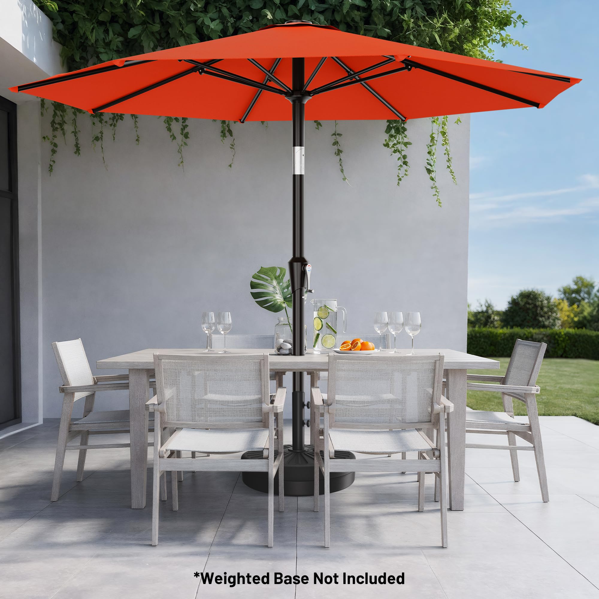 AreShark folded umbrella stored upright showing compact storage convenience